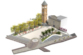 Rendering 3D – Ristrutturazione Piazza