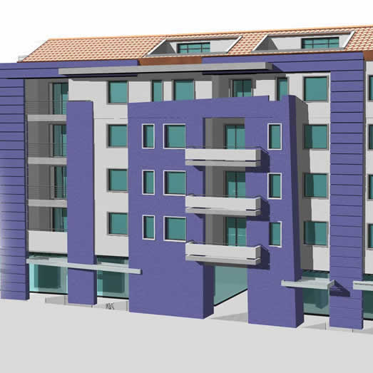 Rendering 3D – Palazzine Rignano